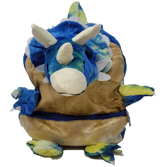 Toys Kids Plush Backpack Animal Dinosaur Backpack Blue Poshmark